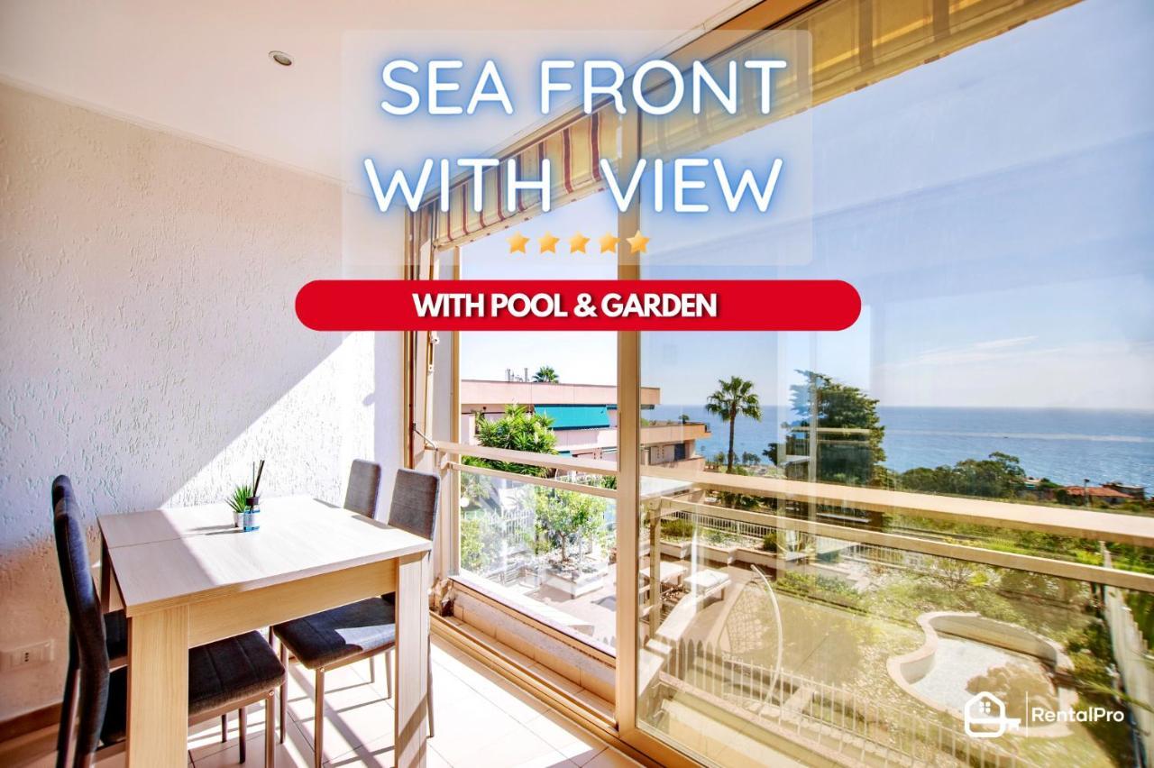 Free Parking-sea View, With Pool & Garden Apartamento Sanremo